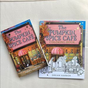 The Pumpkin Spice Café Book and Coloring Book Set